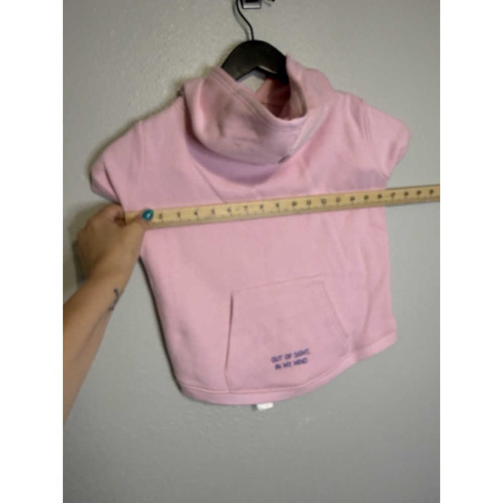 Skims Pink Dog Sweatshirt Hoodie Size XL Out Of Sight In My Mind - Picture 3 of 5